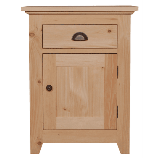 Bernard Lake 1 Drawer And Door Nightstand