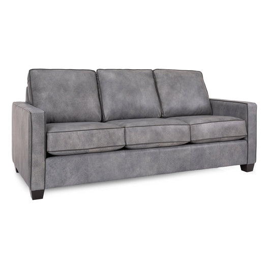 3855 79" Leather Sofa