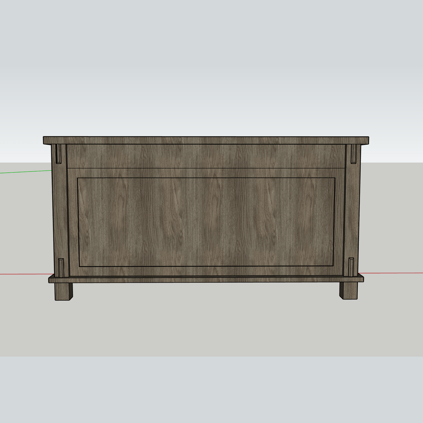 Timber Cube Bed