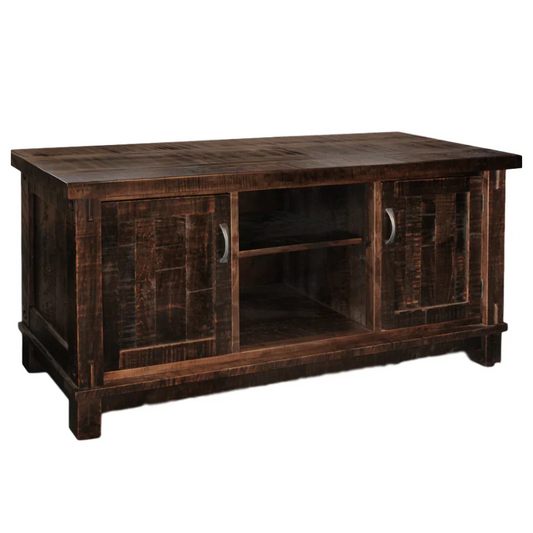 Timber Media Console With 2 Doors