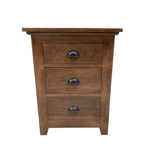 Bernard Lake 3 Drawer Nightstand