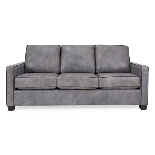 3855 79" Leather Sofa
