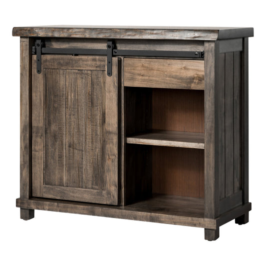 Wine Cabinet 42" With Live Edge