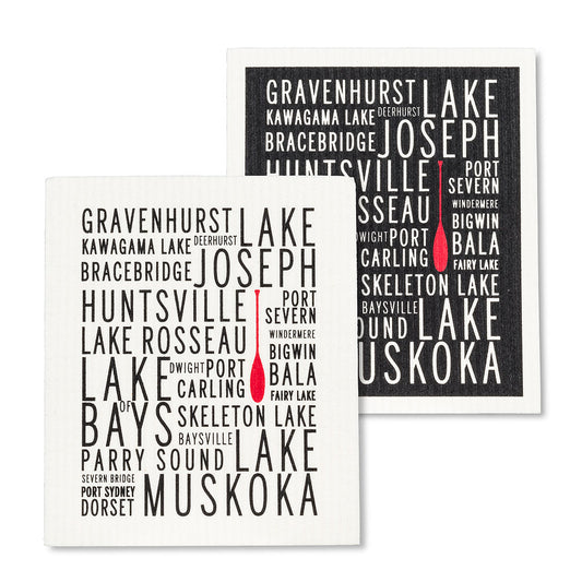 Set of 2 Muskoka Lakes Dish Cloth