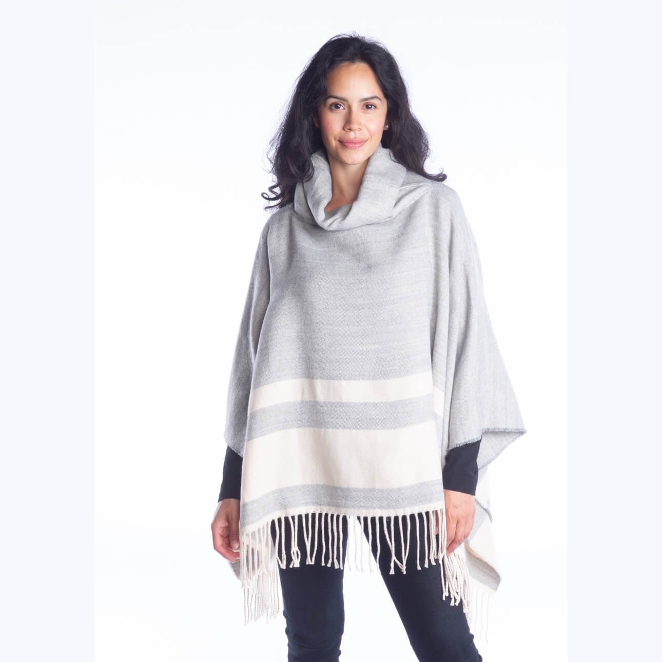 Cowl Neck Poncho