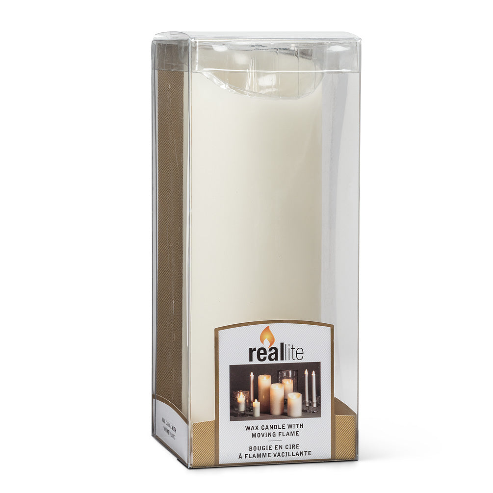 Ivory Flameless Candle - Lg.