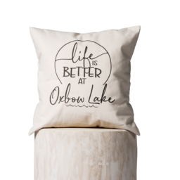 Life is Better at the Lake Pillow