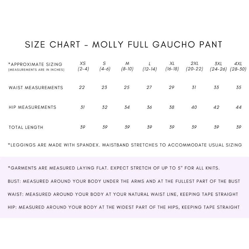 Molly Gaucho Pant