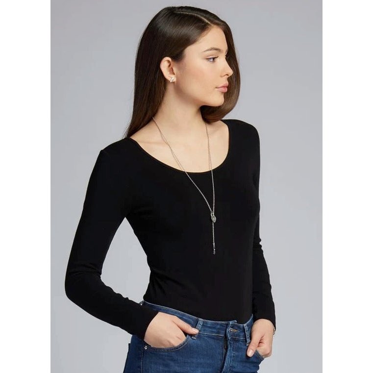 CEBT1202 L/S Scoop Top