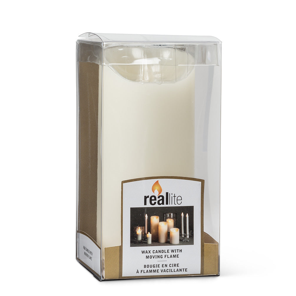 Ivory Flameless Candle - Med.