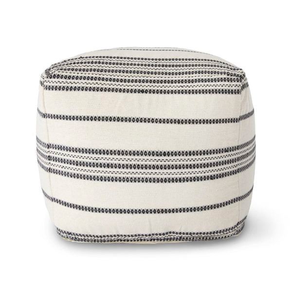 Barcelona Pouf - White