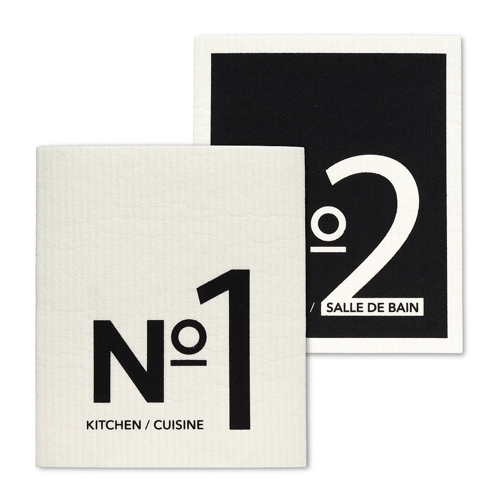 Set Of 2 - #1 and #2 Dish Cloth