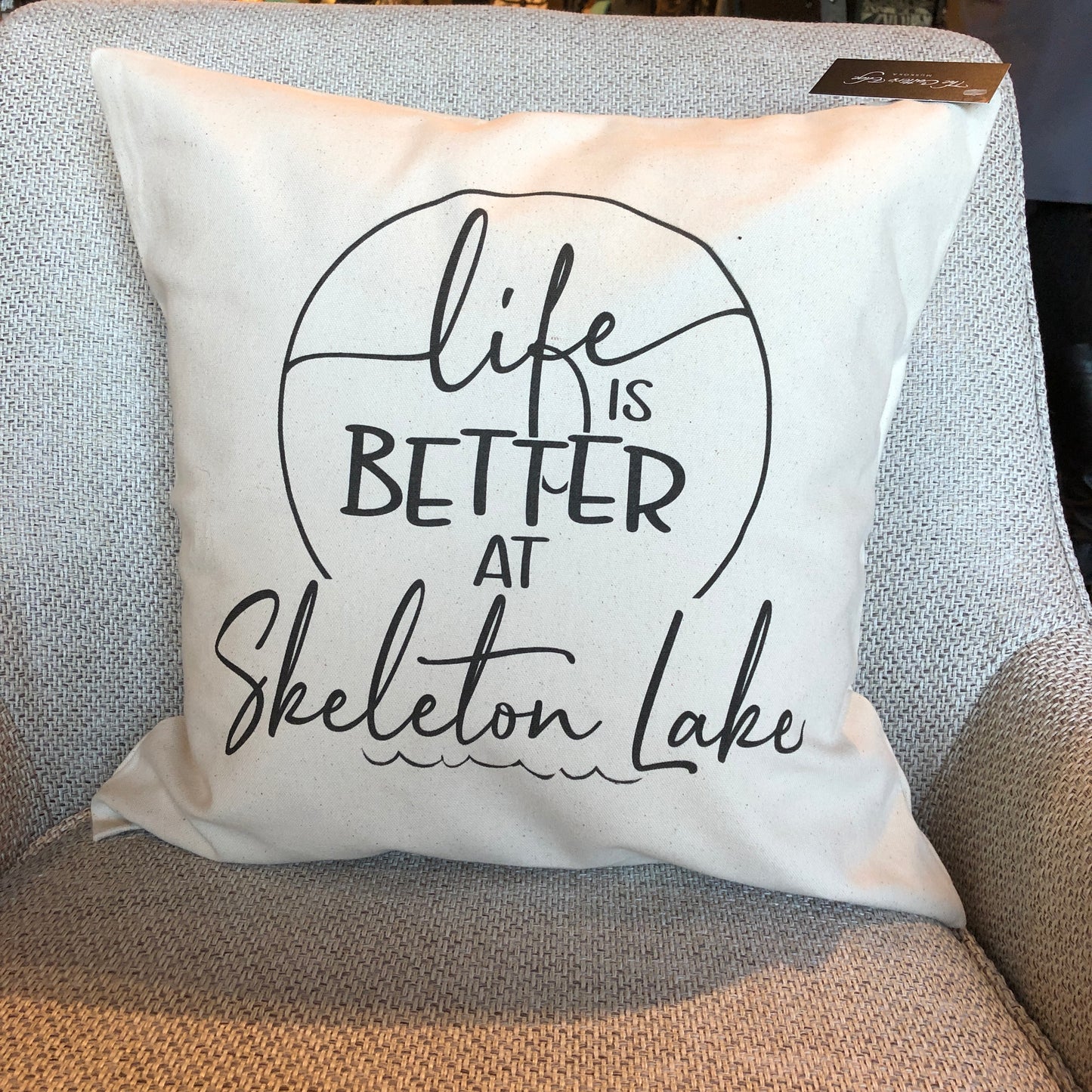 Life is Better at the Lake Pillow