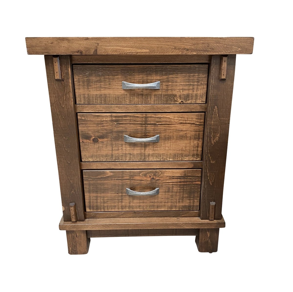 Timber 3 Drawer Nightstand