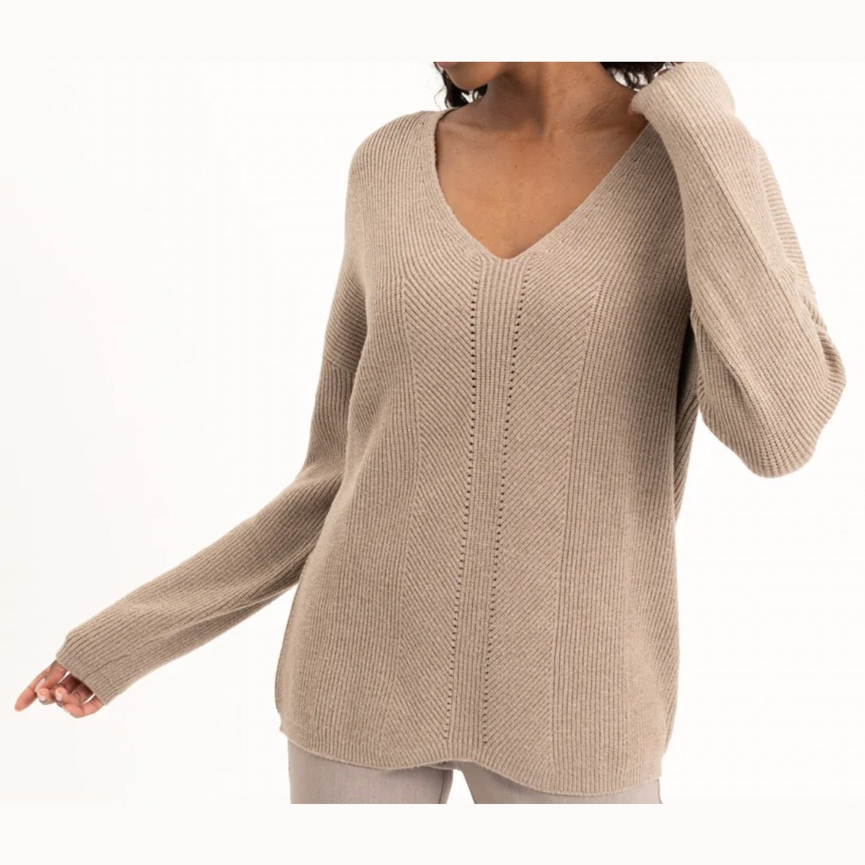 R6796-4028 V Neck Sweater