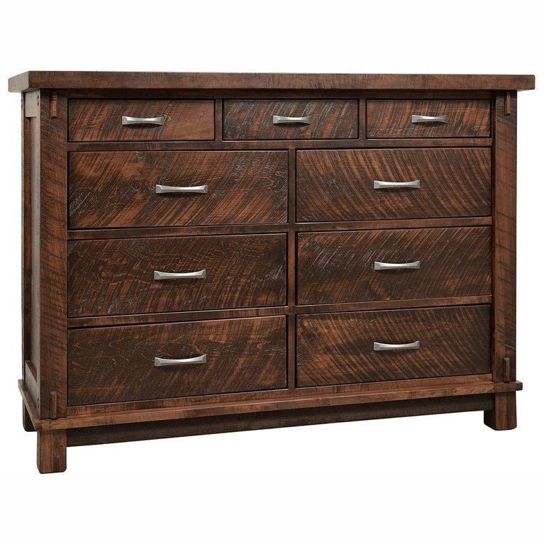 Timber 9 Drawer Dresser