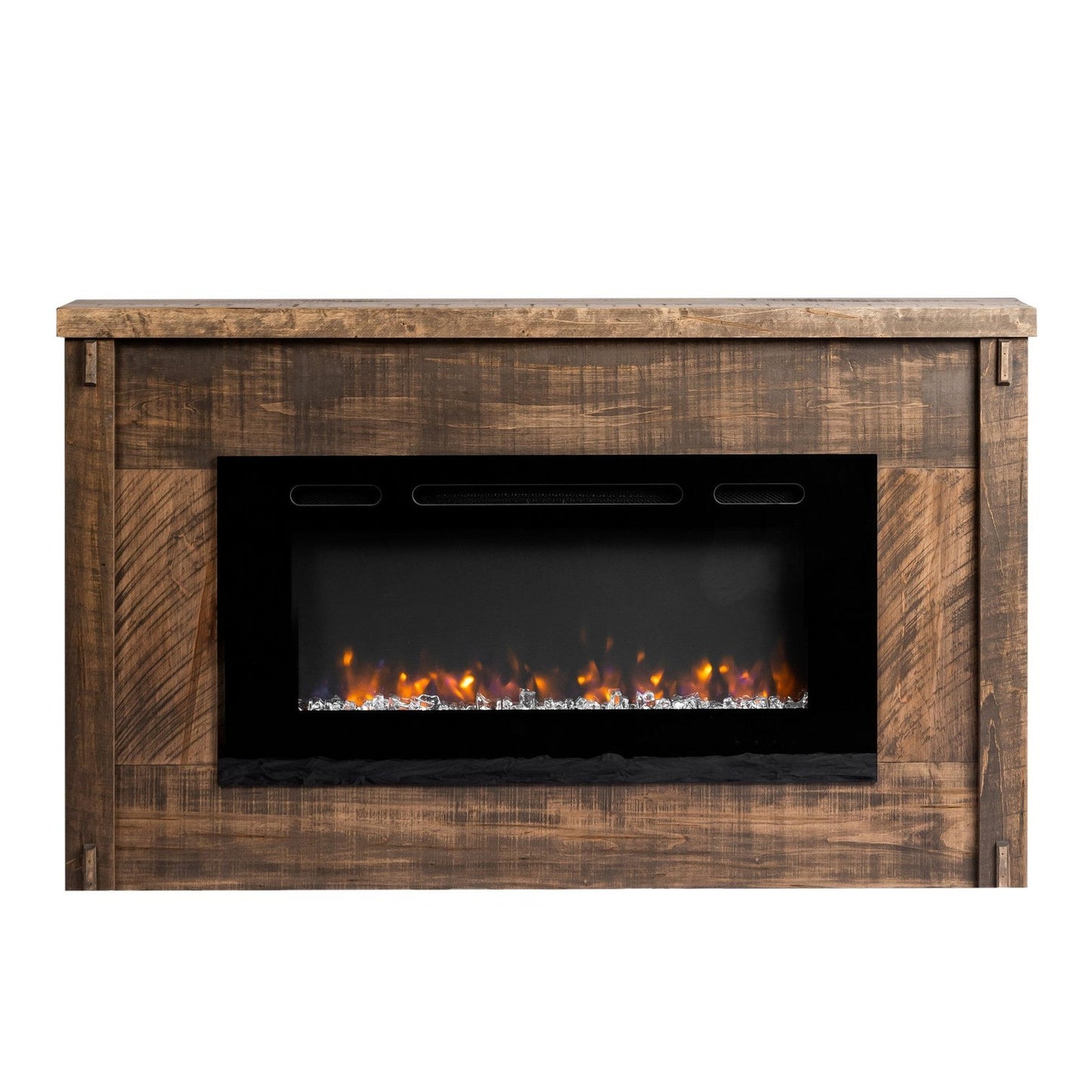 Timber Fireplace with Insert