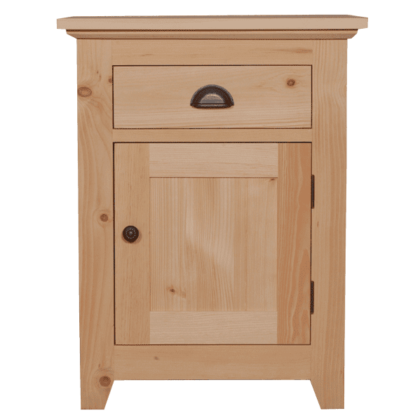 Bernard Lake 1 Drawer And Door Nightstand