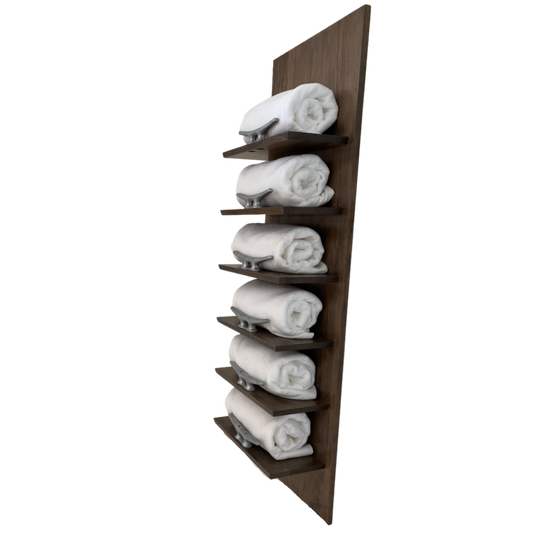 Boat Cleat Towel Shelf