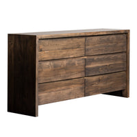 Beveled Drawer Lake Muskoka 6 Drawer Dresser