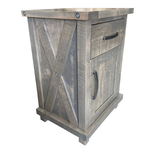Georgian 1 Drawer and Door Nightstand