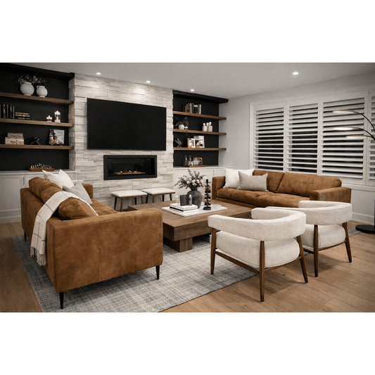 3795 Leather Sofa
