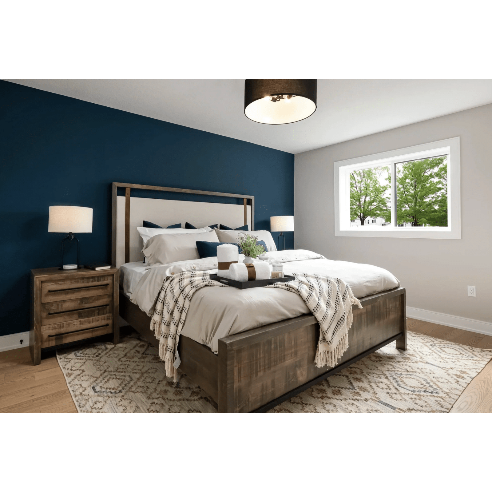 Muskoka Waterfall Bed