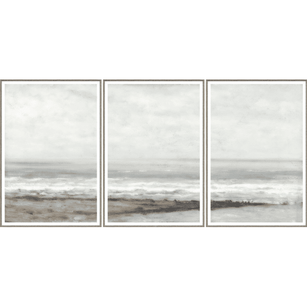 Seascape Near Heijst Triptych