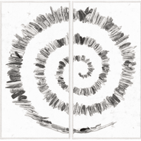 Driftwood Around Diptych
