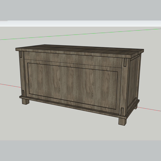 Timber Cube Bed
