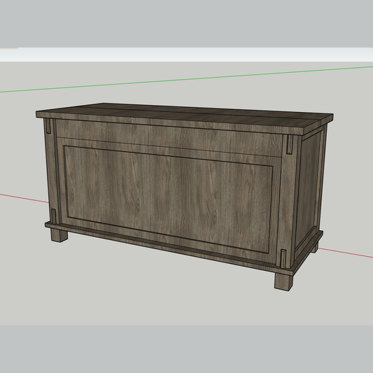 Timber Cube Bed