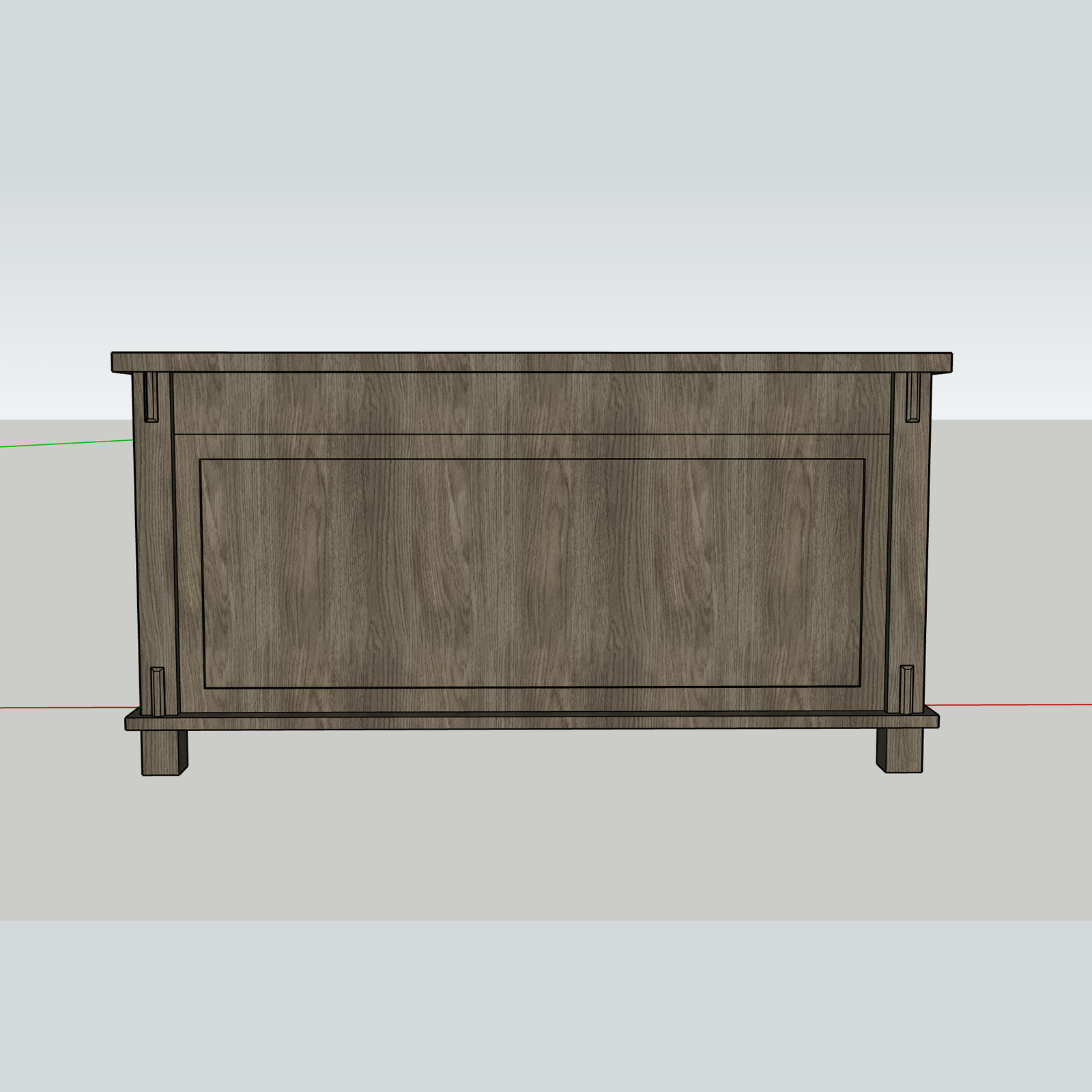 Timber Cube Bed