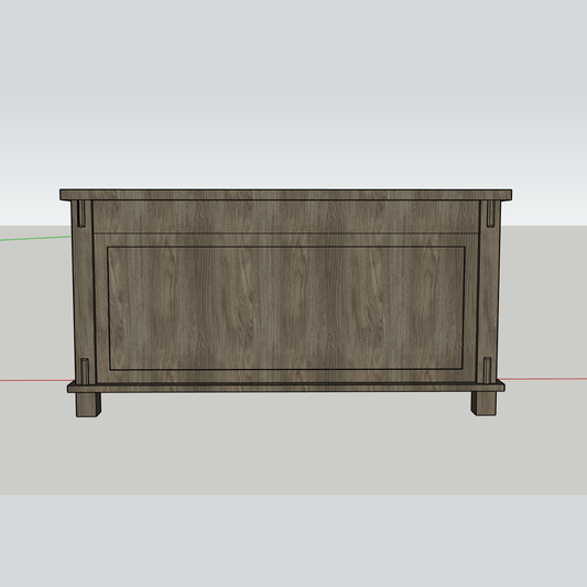 Timber Cube Bed