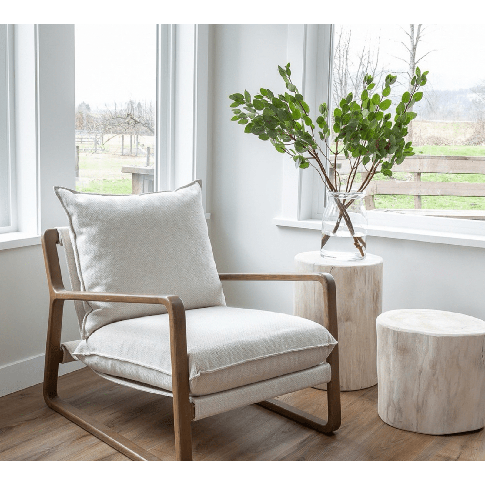 Finn Cream Sling Chair