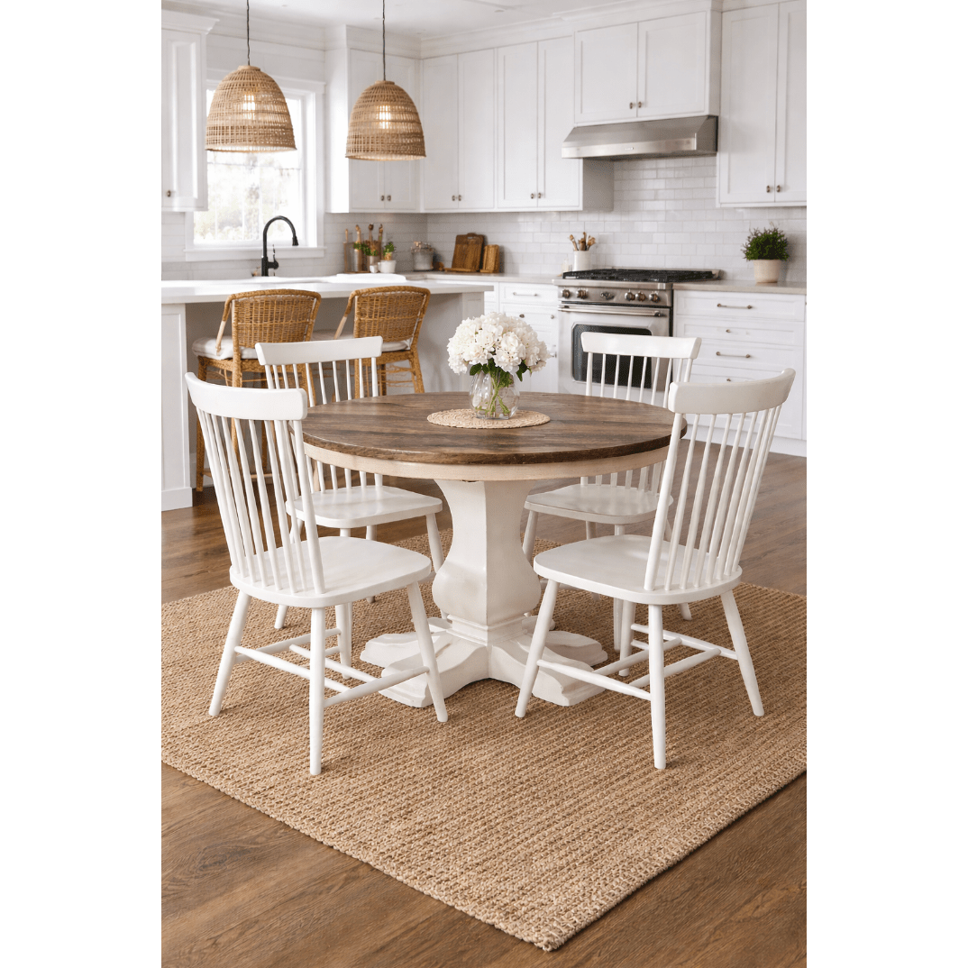 Gallery Round Single Pedestal Dining Table