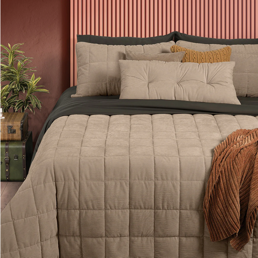 Corduroy Quilt w/Shams