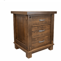 Timber 3 Drawer Nightstand