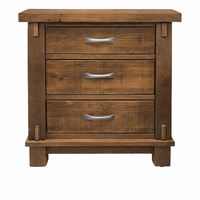 Timber 3 Drawer Nightstand