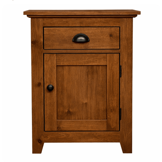 Bernard Lake 1 Drawer And Door Nightstand