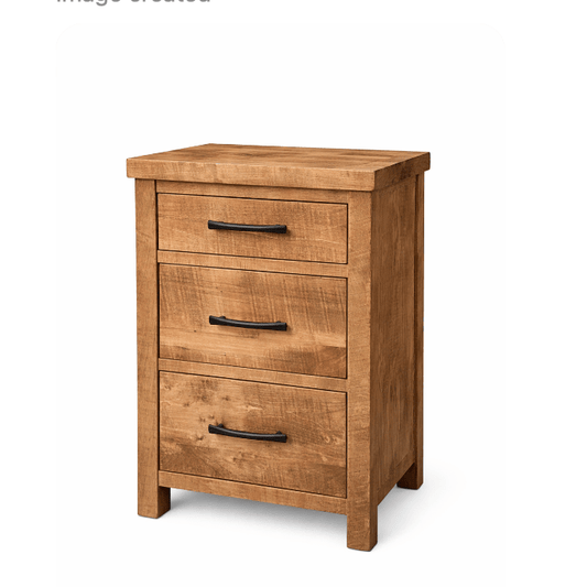 Penn Lake 3 Drawer Nightstand
