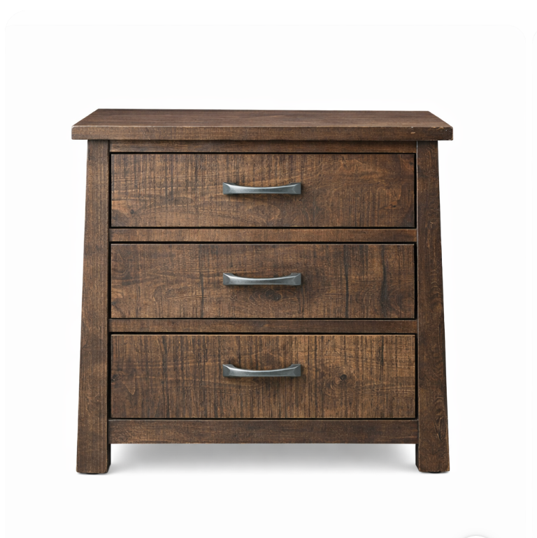 Mapleton 3 Drawer Nightstand