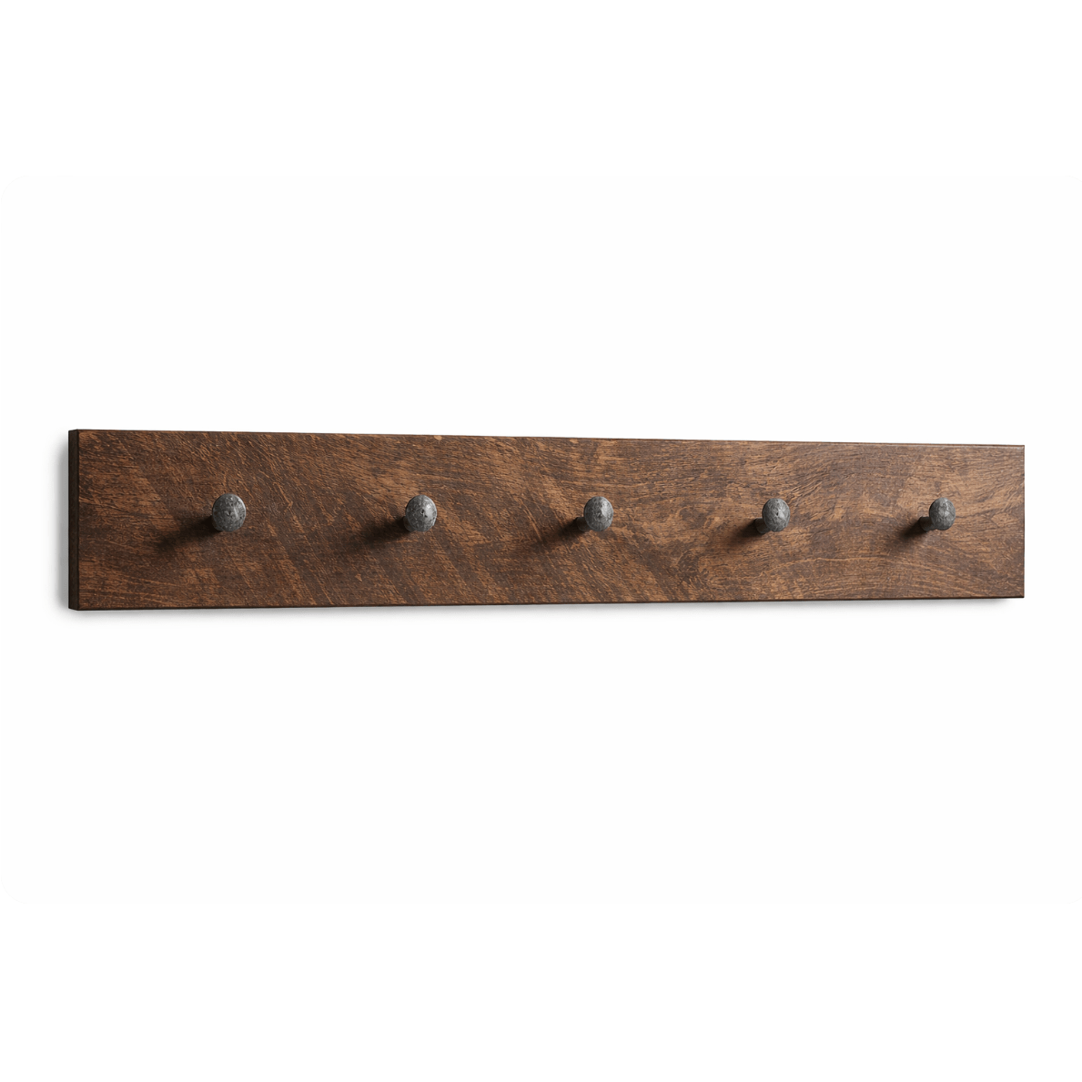 Coat Rack With Large Railway Spikes 48"
