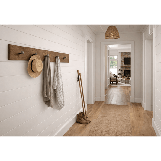 Coat Rack With Large Railway Spikes 48"