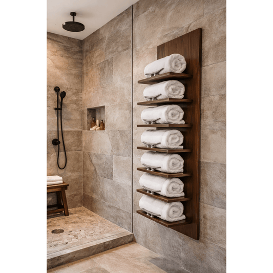 Boat Cleat Towel Shelf