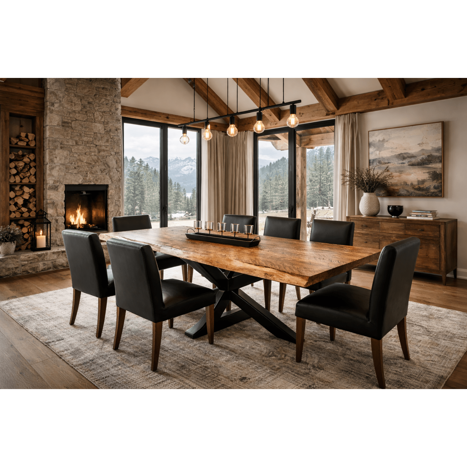 Hedgehog Live Edge Dining Table – The Cutter's Edge