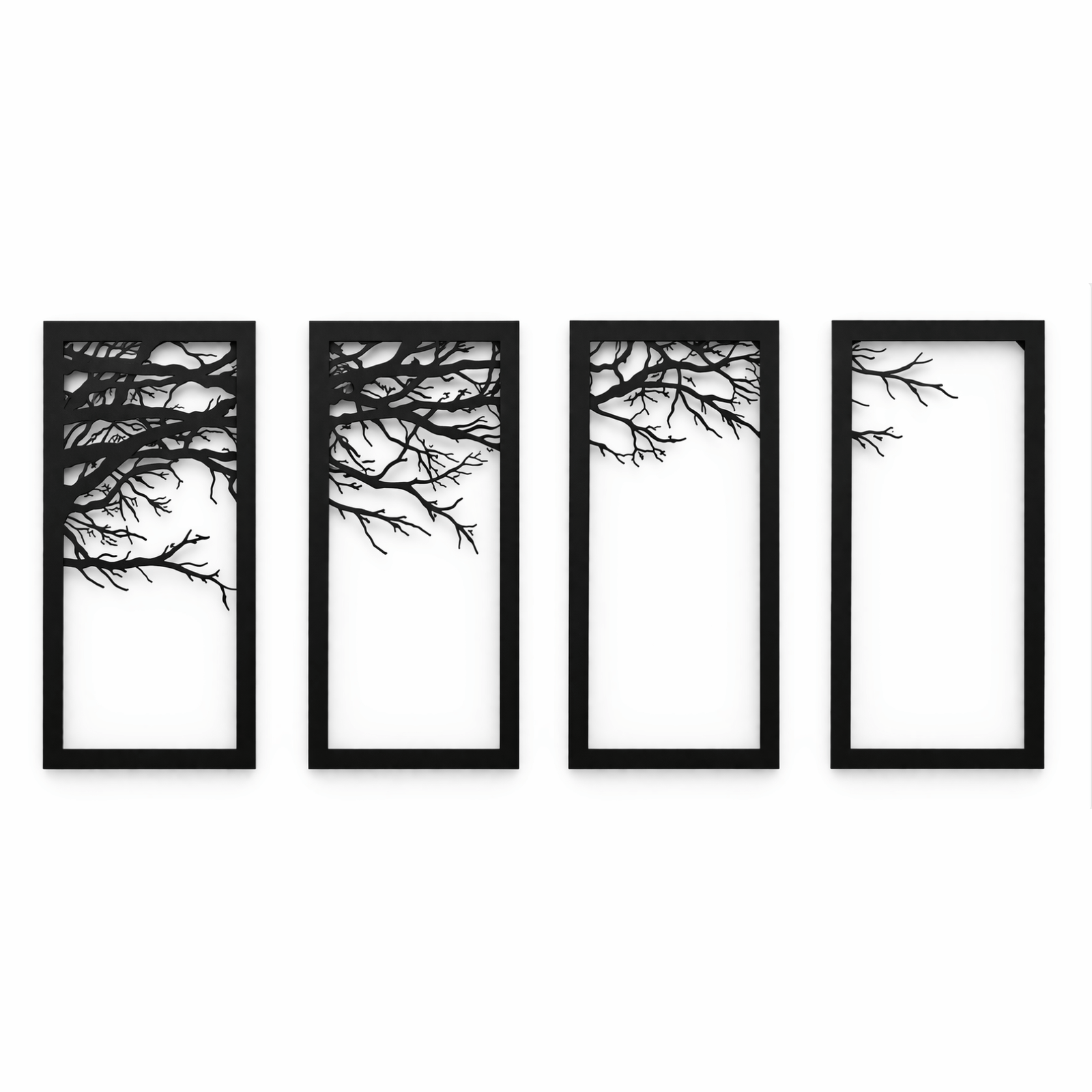 Aurora Metal Trees