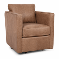 3050 Leather Swivel Chair
