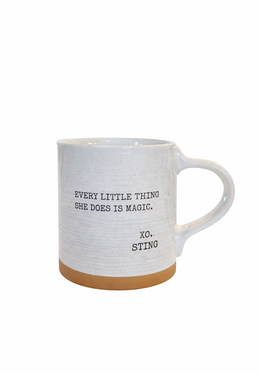 Quote Mug Sting