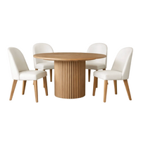 Banting Dining Table and 5 Manny Chairs