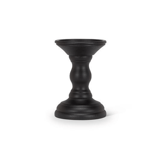 Turned Pillar Holder - Xs. Blk.